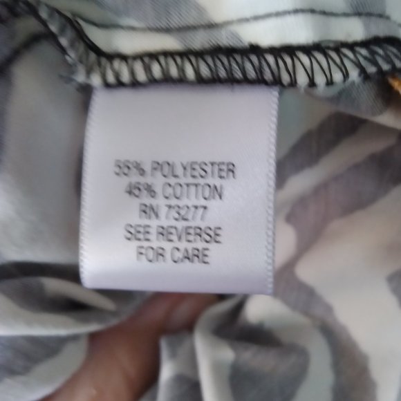 Vtg DANA BUCHMAN 90's Zebra Print Jacket by Dana Buchman Size 2X - Picture 7 of 7